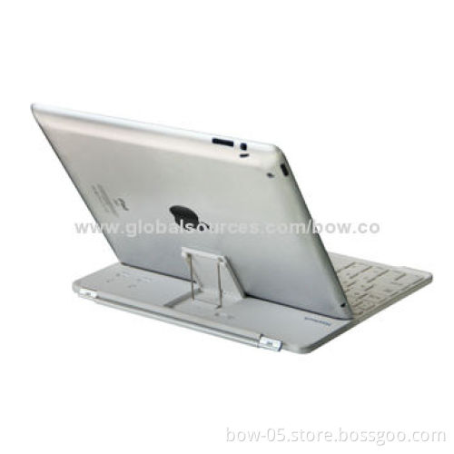 Wireless Bluetooth Keyboard Case for iPad 2/New iPad/iPad 4, 280mA Capacity